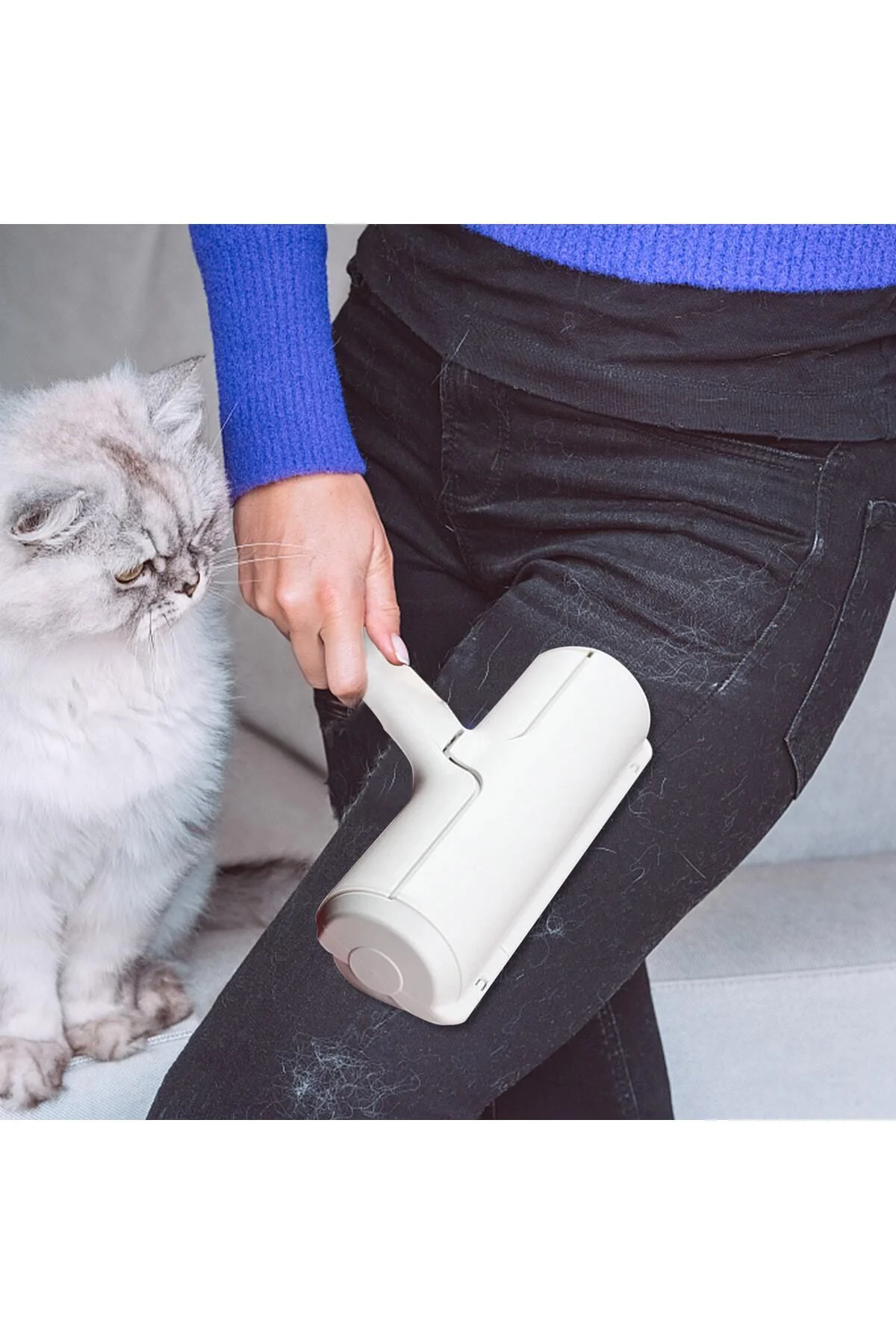 Hazneli Kedi Köpek Evcil Hayvan Kıyafet Elbise Halı Yatak Tüy Kıl Toz Toplayıcı Gırgır Hazneli Kedi Köpek Evcil Hayvan Kıyafet Elbise Halı Yatak Tüy Kıl Toz Toplayıcı Gırgır