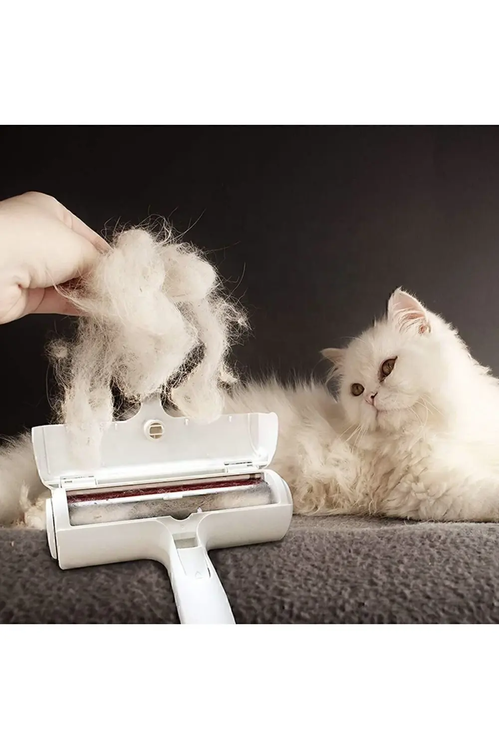 Hazneli Kedi Köpek Kıyafet Kıl Tüy Toz Toplayıcı