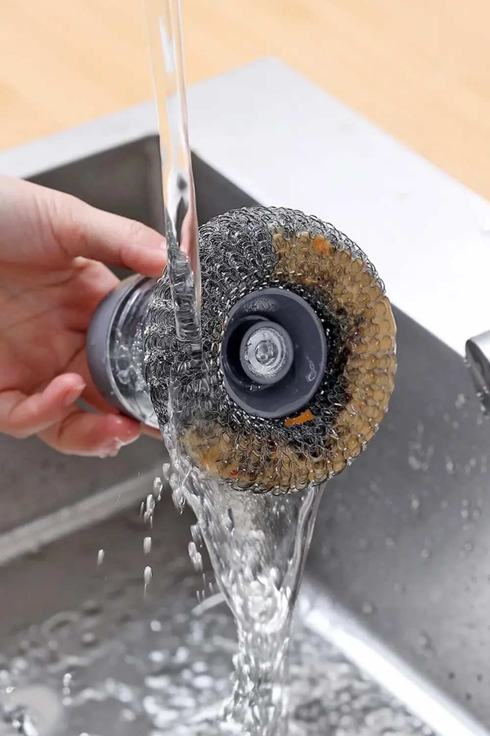 Hazneli Plastik Bulaşık Teli