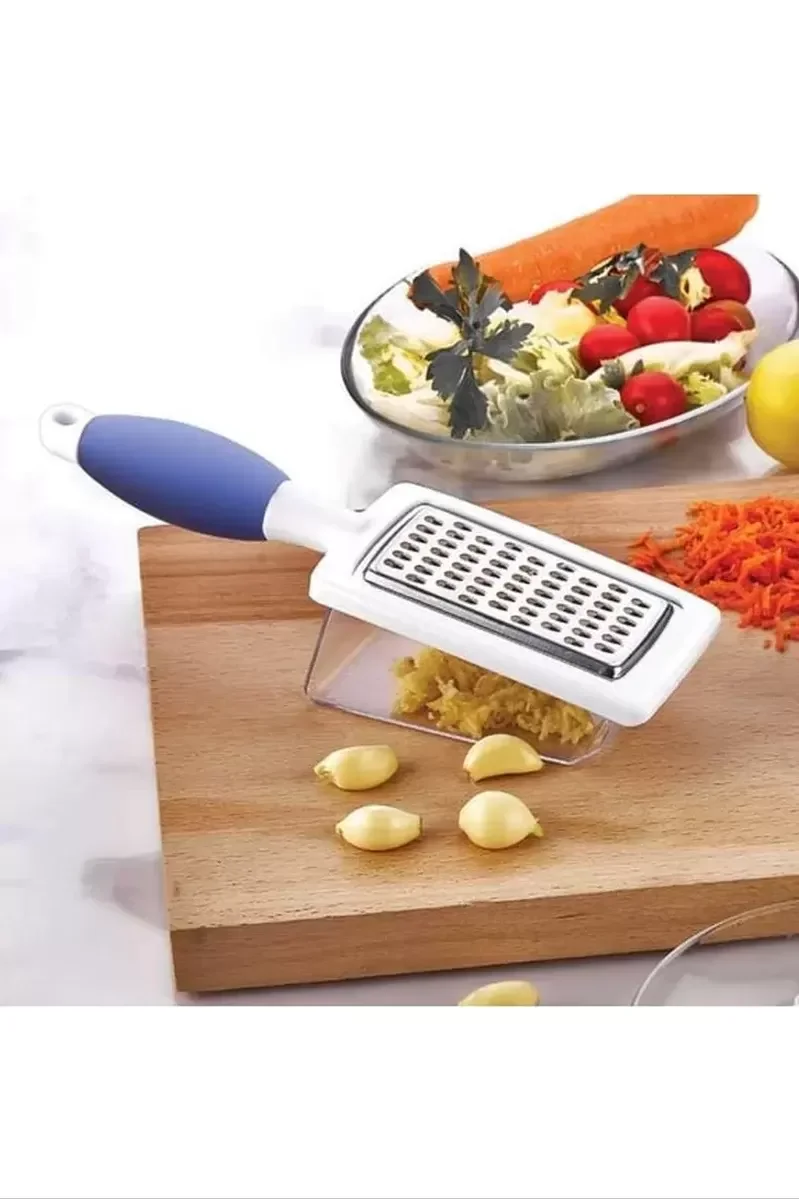 Hazneli Rende Saplı Çift Yönlü Sarımsak Peynir Meyve Sebze El Ren