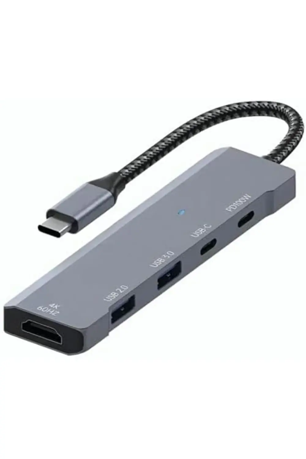 HB-01 TYPE C HUB HDMI USB PD METAL A KALİTE 4K HD PD 100W HUB 118