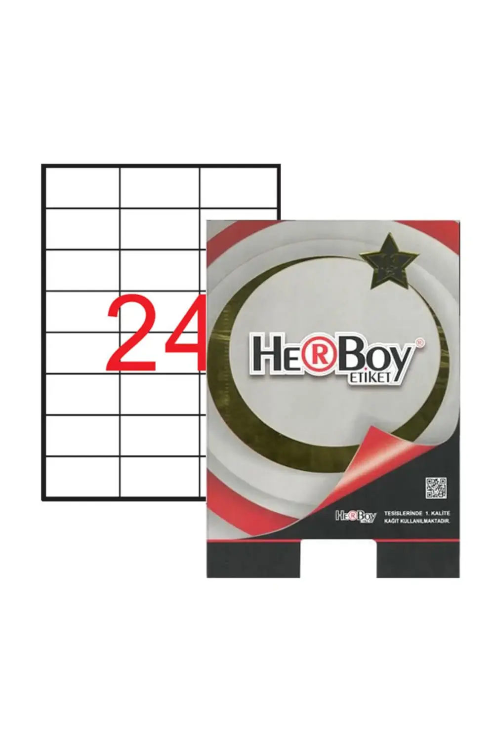 Hb-1037 70mmx37,12mm Beyaz Lazer Etiket