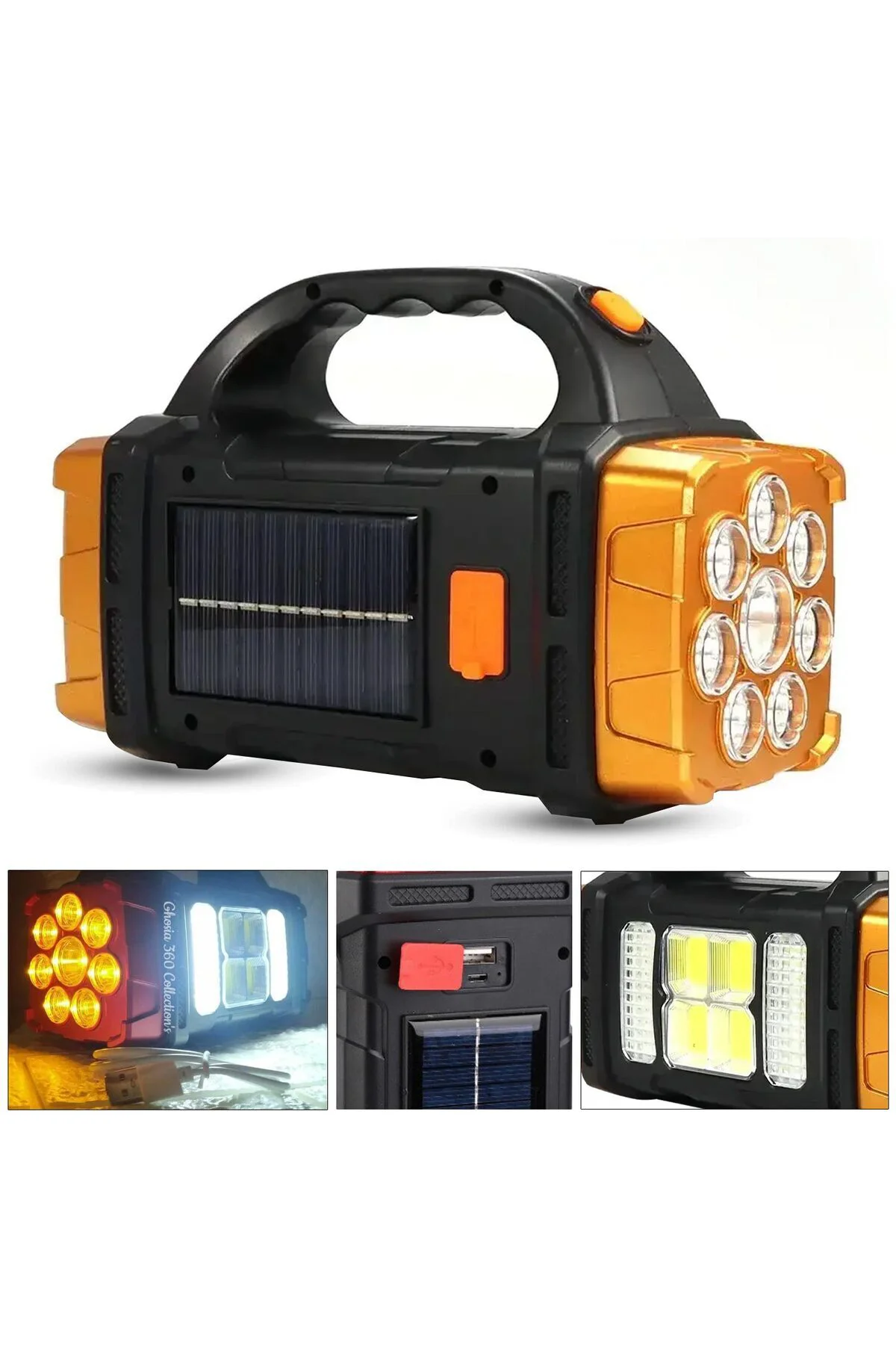 HB-1678 Solar Kamp Lambası Acil Durum Işığı Şarjlı Beyaz Günışığı 38W+Cob Led HB-1678 Solar Kamp Lambası Acil Durum Işığı Şarjlı Beyaz Günışığı 38W+Cob Led