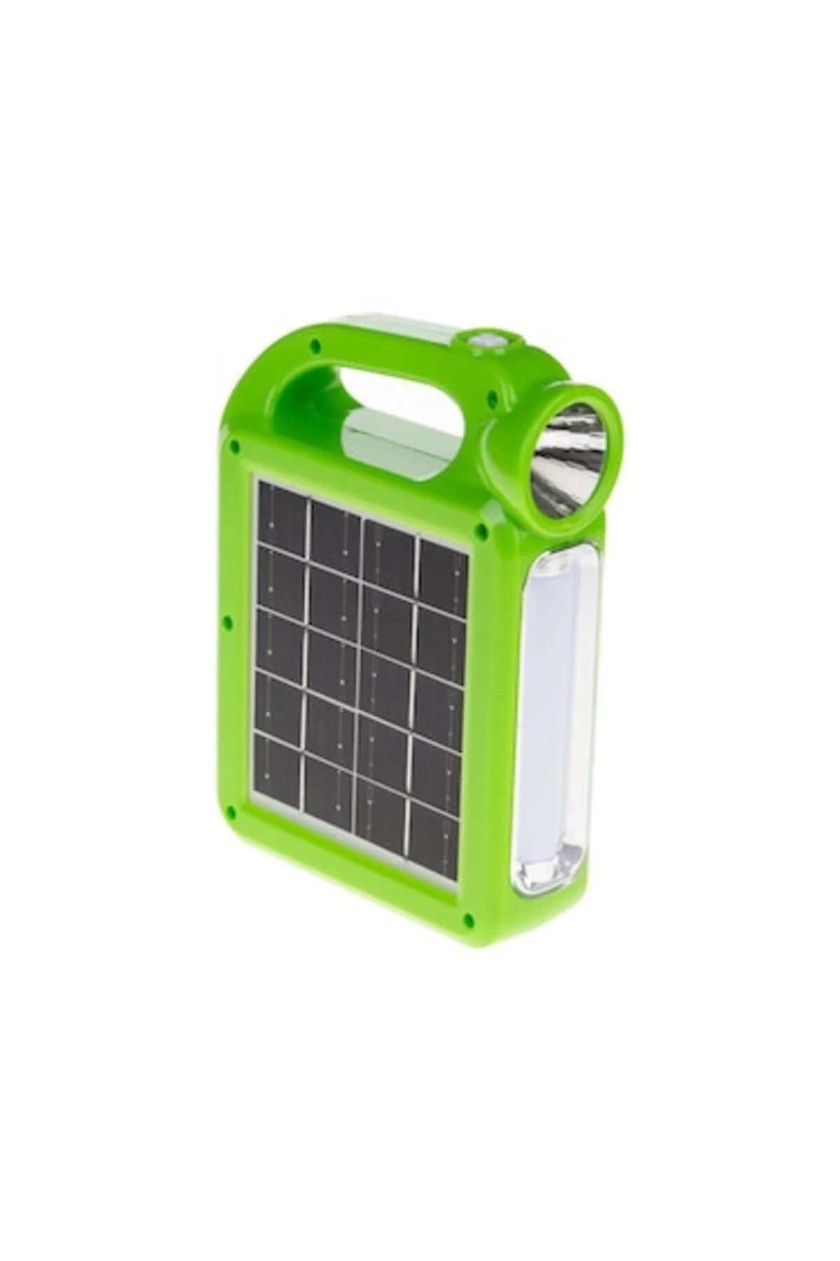 HB-6399 Parlak Cob LED Solar Powerbank Özellikli Güneş Enerjili Işıldak +1 Ampul Hediye - Görsel 4