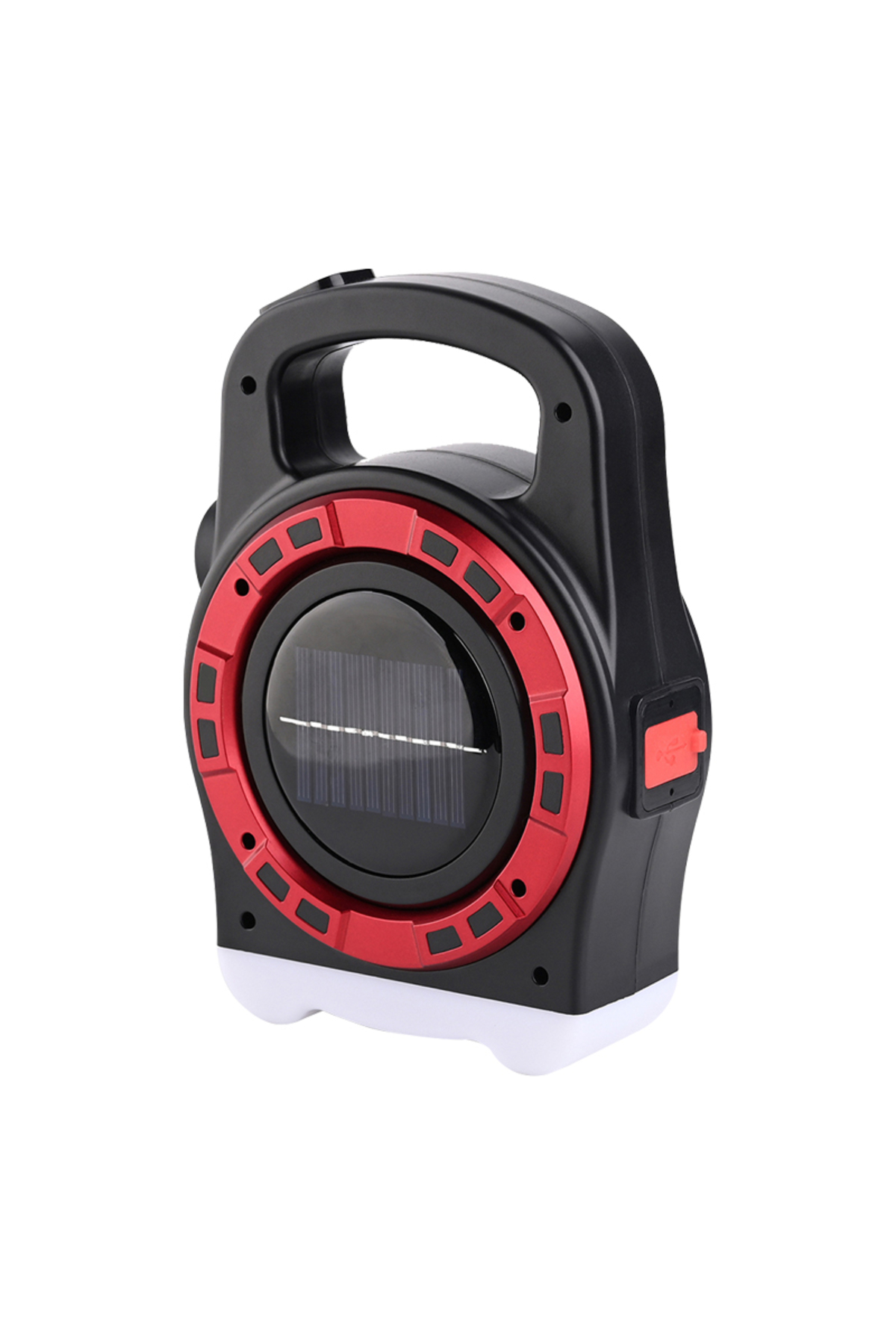 HB-6678C COB LEDLİ 20 WATT 3 KADEMELİ ŞARJ EDİLEBİLİR USB ÇIKIŞLI SOLAR LAMBA (4324)