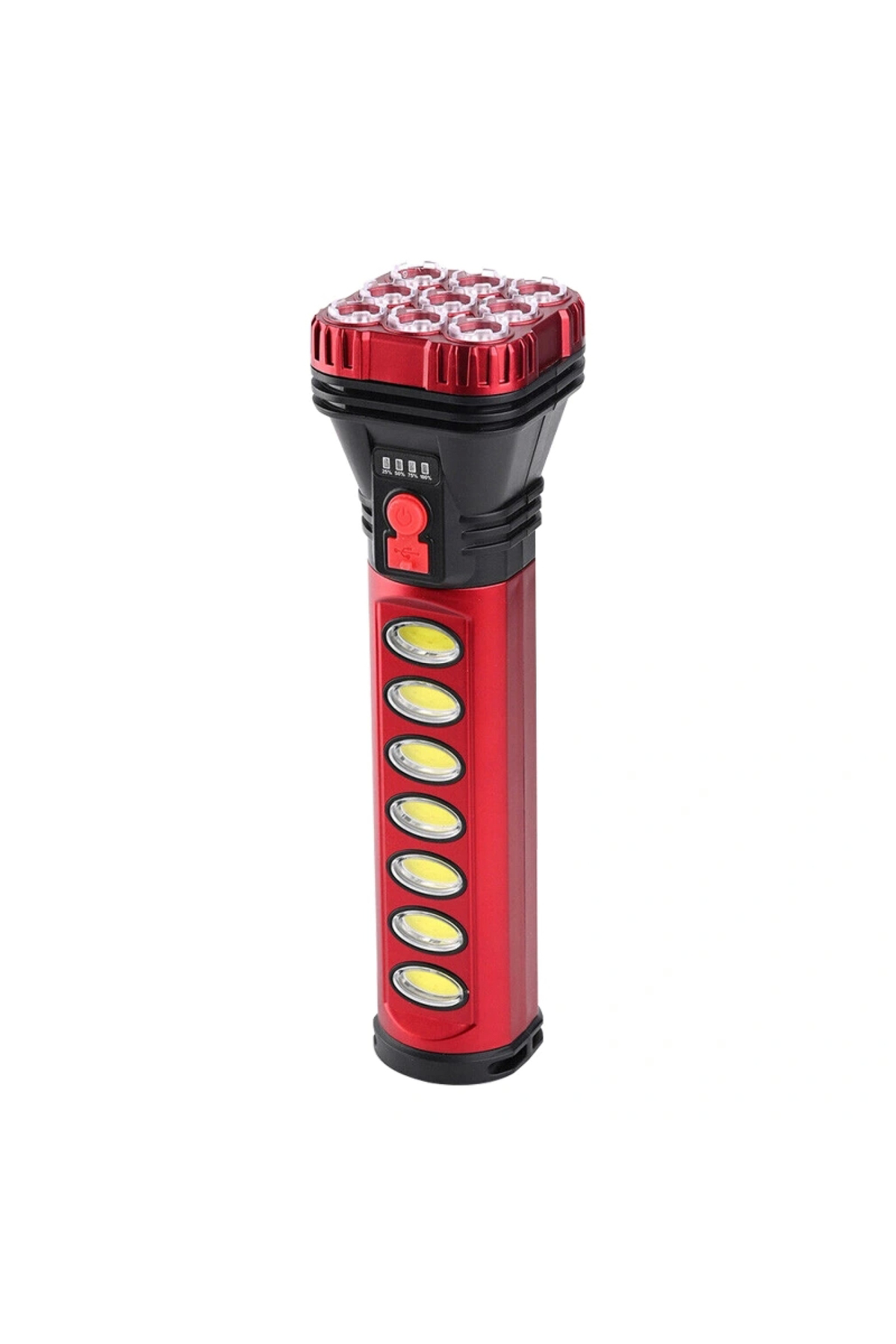 HB-707-2 9+4 LEDLİ SOLAR + ŞARJLI EL FENERİ (4887)