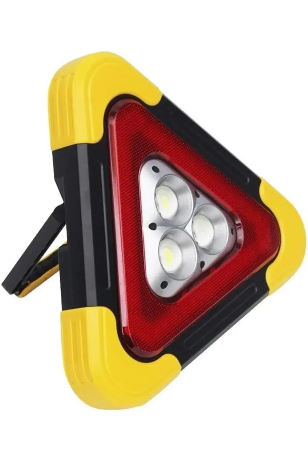 HB-7709 Solar Şarjlı Üçgen Reflektör Işıklı İkaz Lambası