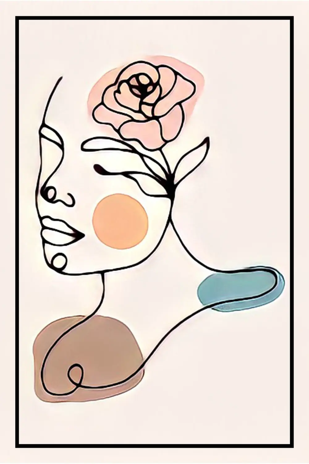Hbb Sanat Koleksiyonu Soyut Tasarım Ahşap Tablo/poster