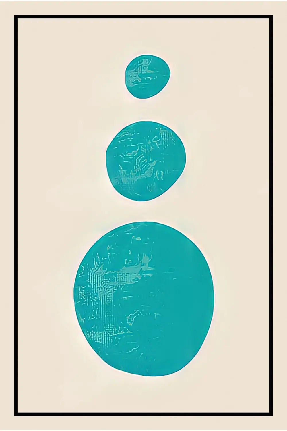 Hbb Sanat Koleksiyonu Soyut Tasarım Ahşap Tablo/poster