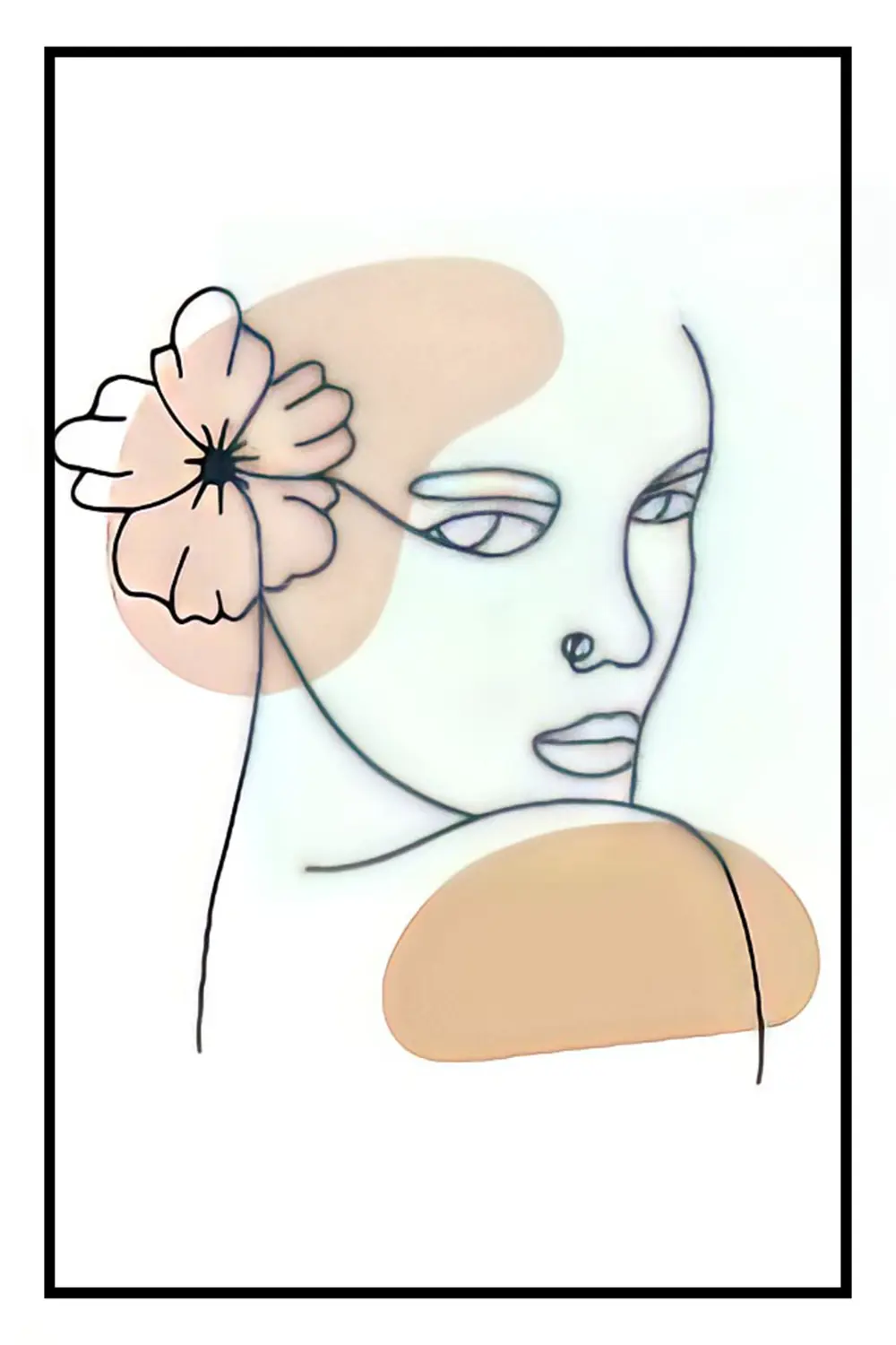 Hbb Sanat Koleksiyonu Soyut Tasarım Ahşap Tablo/poster