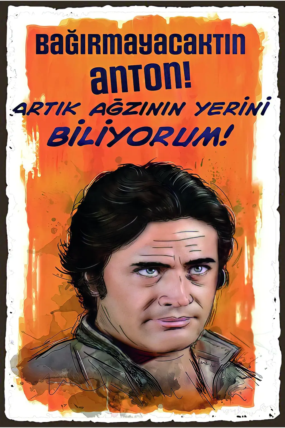 Hbb Türk Sineması Yeşilçam Ahşap Tablo/poster