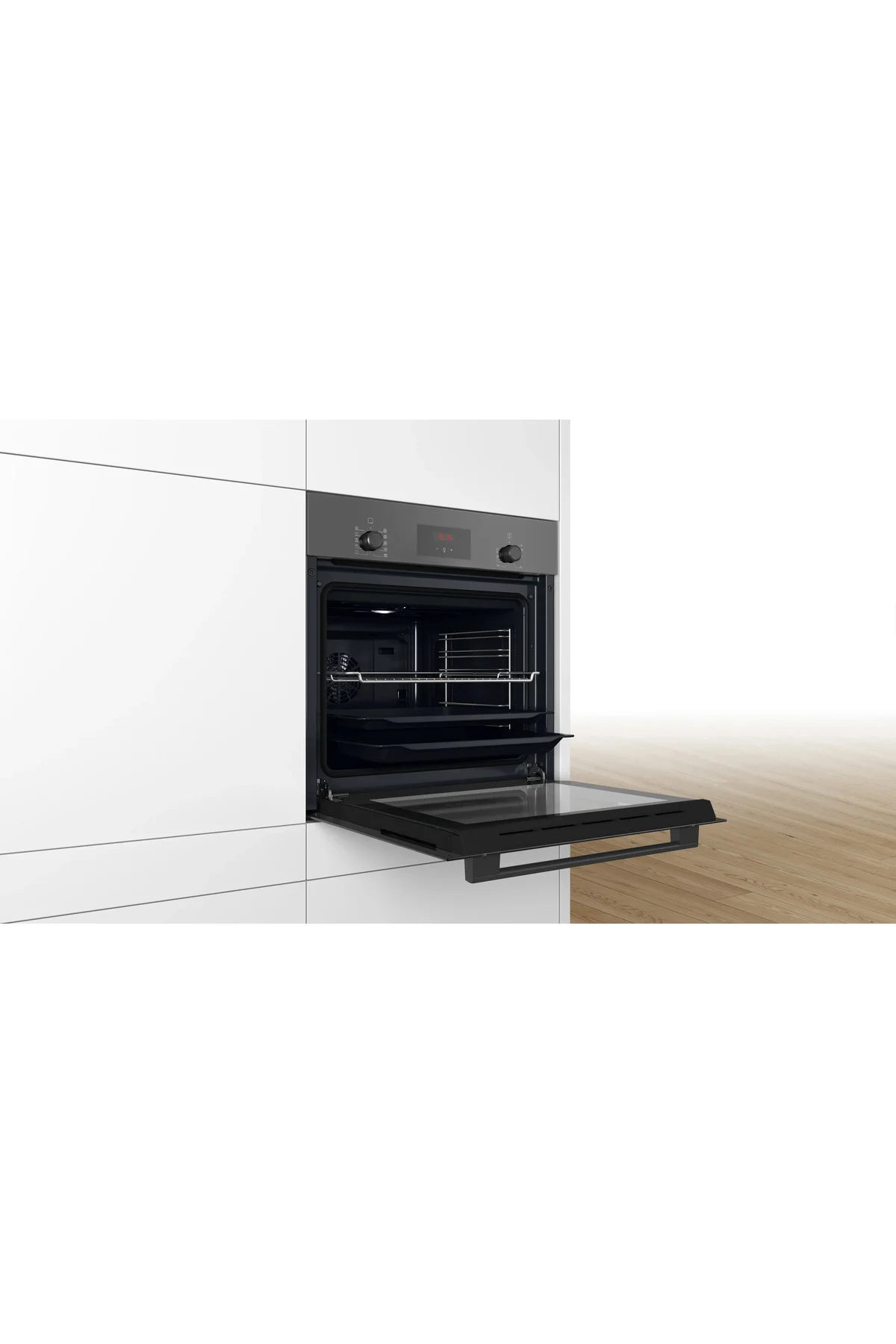 HBF512BH1T 66 L Ankastre Fırın Gümüş