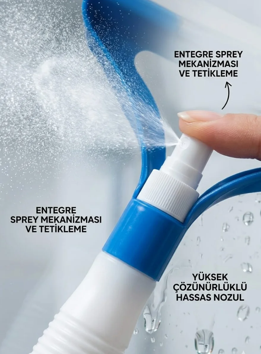 HBNT Spreyli Çekçek - Entegre Sprey Nozulu ile Kusursuz Temizlik