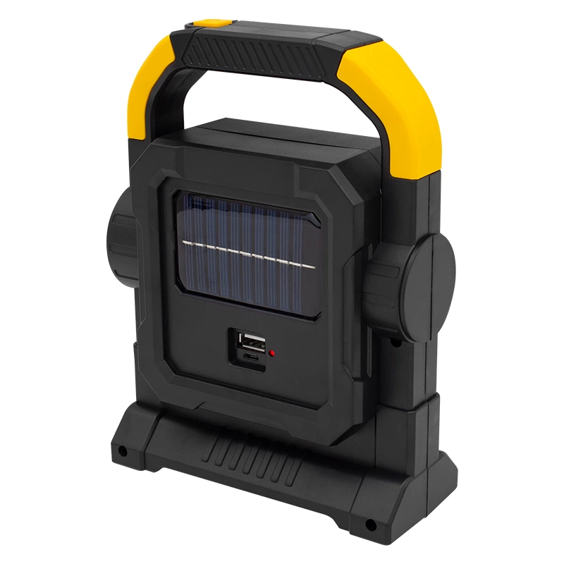 Hc-7078-c 3 Çalışma Modlu Cob Ledli Solar Taşınabilir Şarjlı Sola