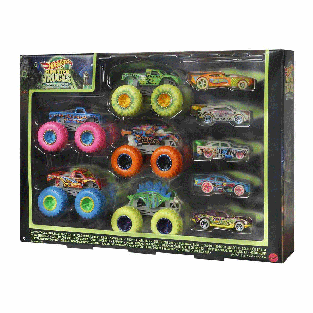 HCB57 Monster Trucks Karanlıkta Parlayan Araçlar, Hot Wheels Mons