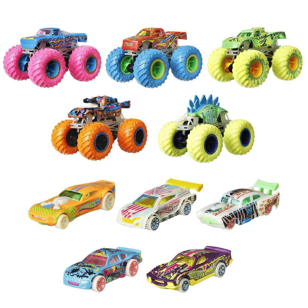 HCB57 Monster Trucks Karanlıkta Parlayan Araçlar, Hot Wheels Mons