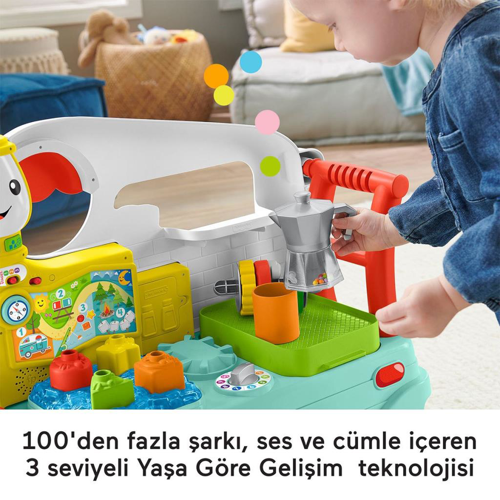 HCK81 Fisher-Price® LnL 3'ü1 Arada Karavan - Türkçe ve İngilizce HCK81 Fisher-Price® LnL 3'ü1 Arada Karavan - Türkçe ve İngilizce