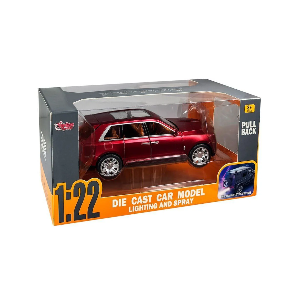 HCL-506 KUT CB 1 22 SESLİ VE IŞIKLI BUHARLI RR LUX JEEP(Belirtilen fiyat, tekli satış için adet fiyatıdır.)