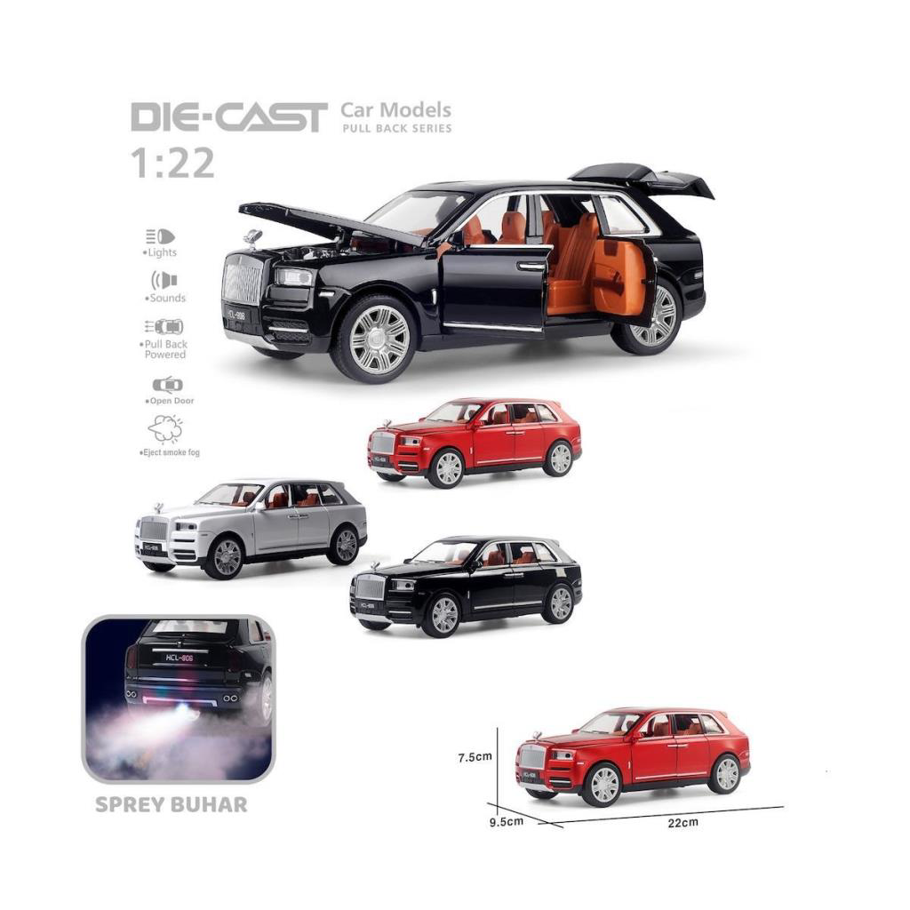 HCL-506A Çek Bırak 1:22 Sesli Ve Işıklı Buharlı RR-Lüx Metal Jeep HCL-506A Çek Bırak 1:22 Sesli Ve Işıklı Buharlı RR-Lüx Metal Jeep