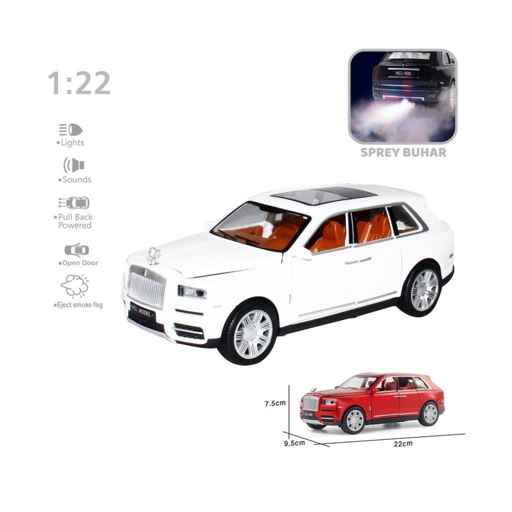 HCL-506A Çek Bırak 1:22 Sesli Ve Işıklı Buharlı RR-Lüx Metal Jeep HCL-506A Çek Bırak 1:22 Sesli Ve Işıklı Buharlı RR-Lüx Metal Jeep