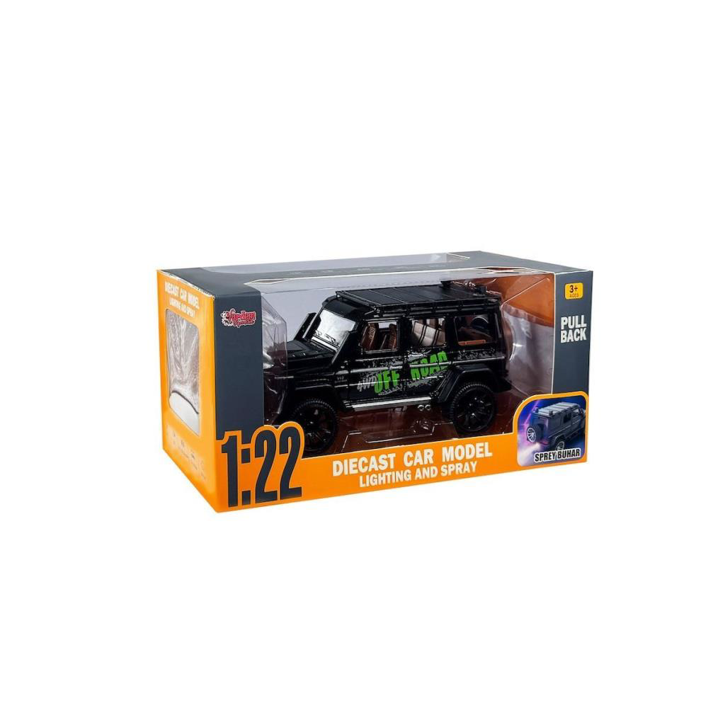 HCL-801P Çek Bırak 1:22 Sesli ve Işıklı Buhar Çıkartan Metal Jeep HCL-801P Çek Bırak 1:22 Sesli ve Işıklı Buhar Çıkartan Metal Jeep
