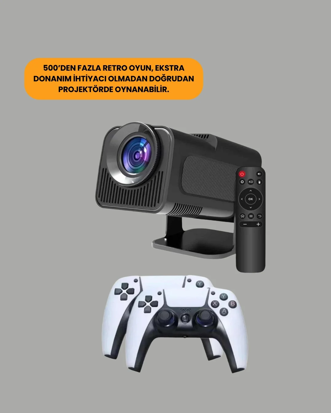 HCS350pro Android 11 İşletim Sistemli Mini Projektör Yeni Nesil