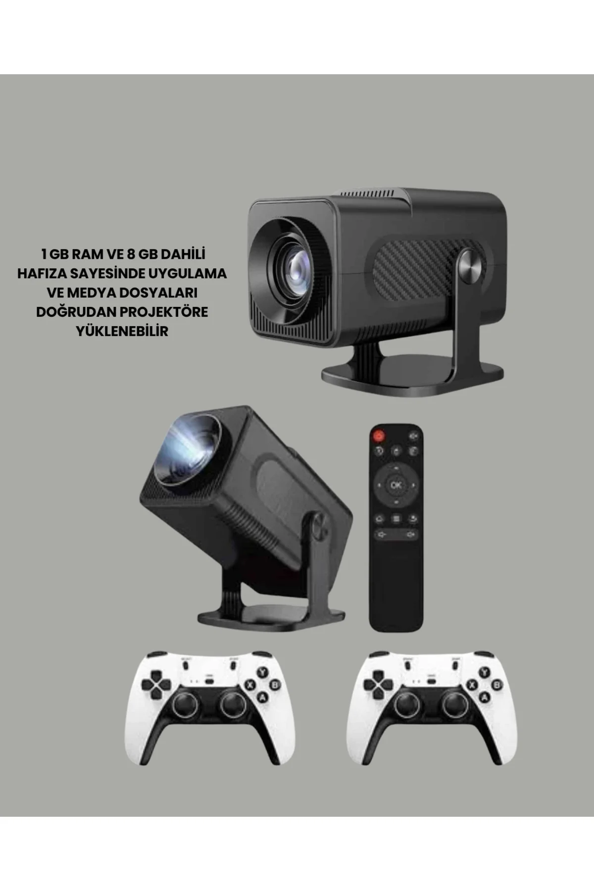 HCS350pro Android 11 İşletim Sistemli Mini Projektör - Lisinya