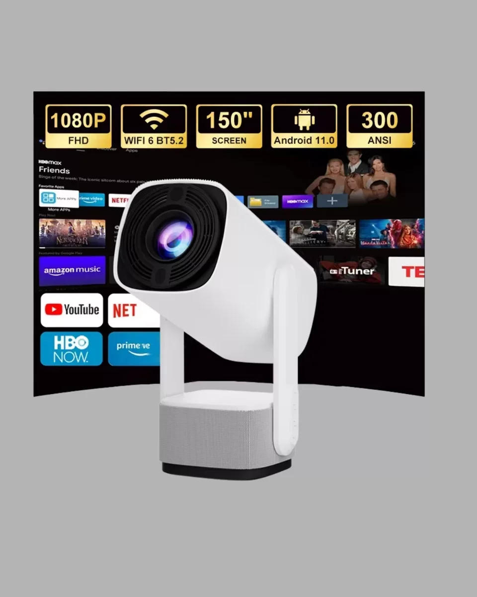 HD 720p Projeksiyon Cihazı - Ev Sineması Deneyimi, 10.000 Saat Ampul Ömrü ve Geniş Ekran