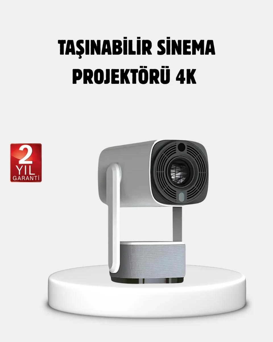 HD 720p Projeksiyon Cihazı - Ev Sineması Deneyimi, 10.000 Saat Ampul Ömrü ve Geniş Ekran