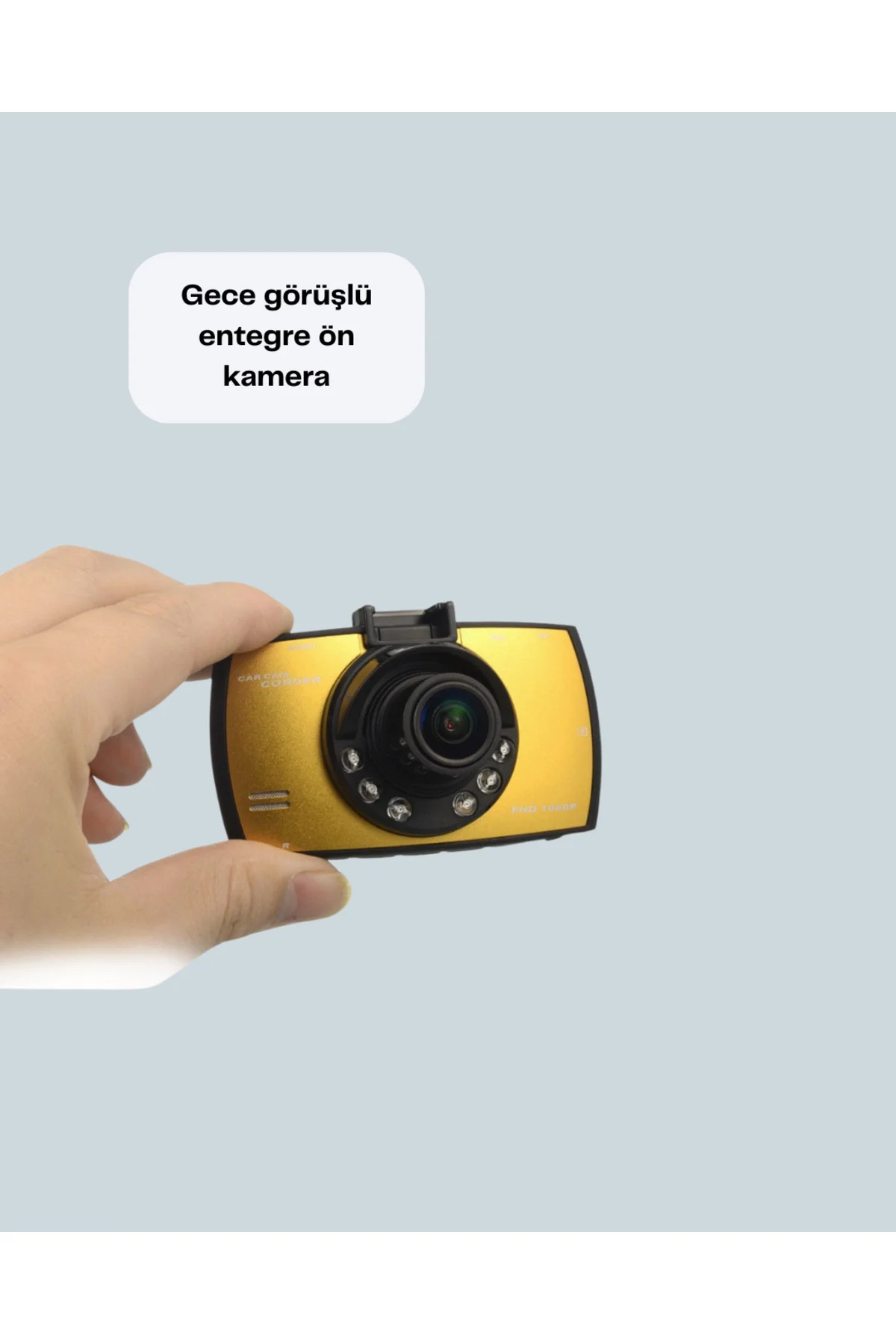 HD Araç Kamerası 2.7 İnç Ekran G Sensor Destekli