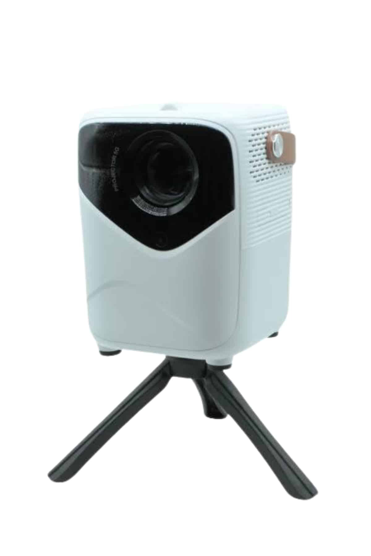 HD Ayaklı Portatif Projeksiyon Cihazı Bluetooth Wifi Akıllı Andro