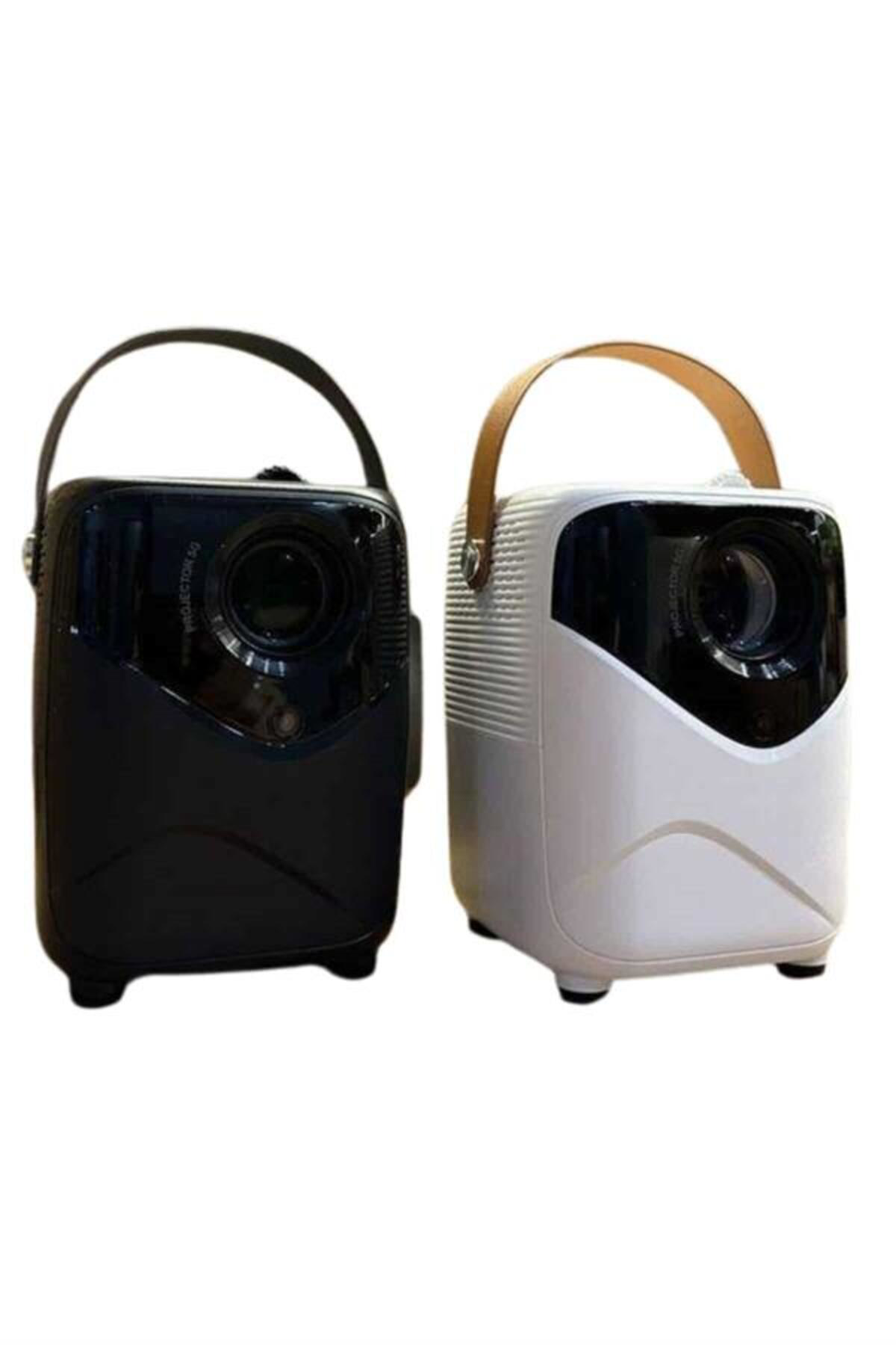 HD Ayaklı Portatif Projeksiyon Cihazı Bluetooth Wifi Akıllı Andro