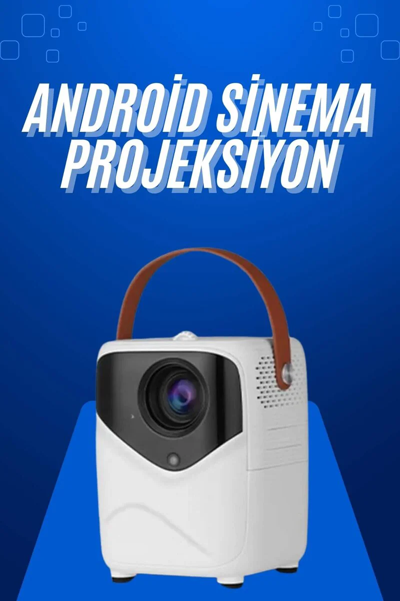 HD Ayaklı Portatif Projeksiyon Cihazı - Android İşlemcili Ultra HD Sinema Deneyimi