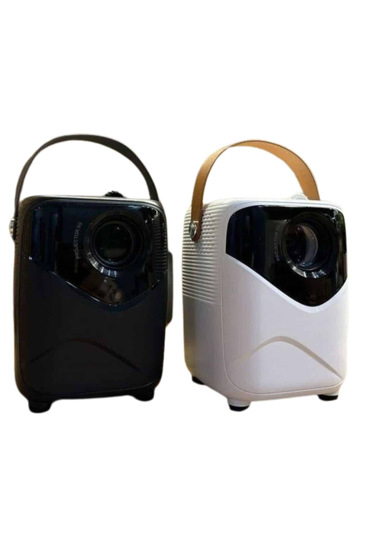 HD Ayaklı Portatif Projeksiyon Cihazı Bluetooth Wifi Akıllı Andro