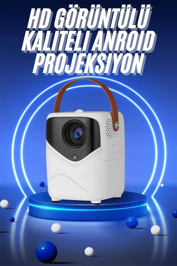 HD Ayaklı Portatif Projeksiyon Cihazı Bluetooth Wifi Akıllı Android İşlemcili Fiyatı, Yorumları ve Özellikleri