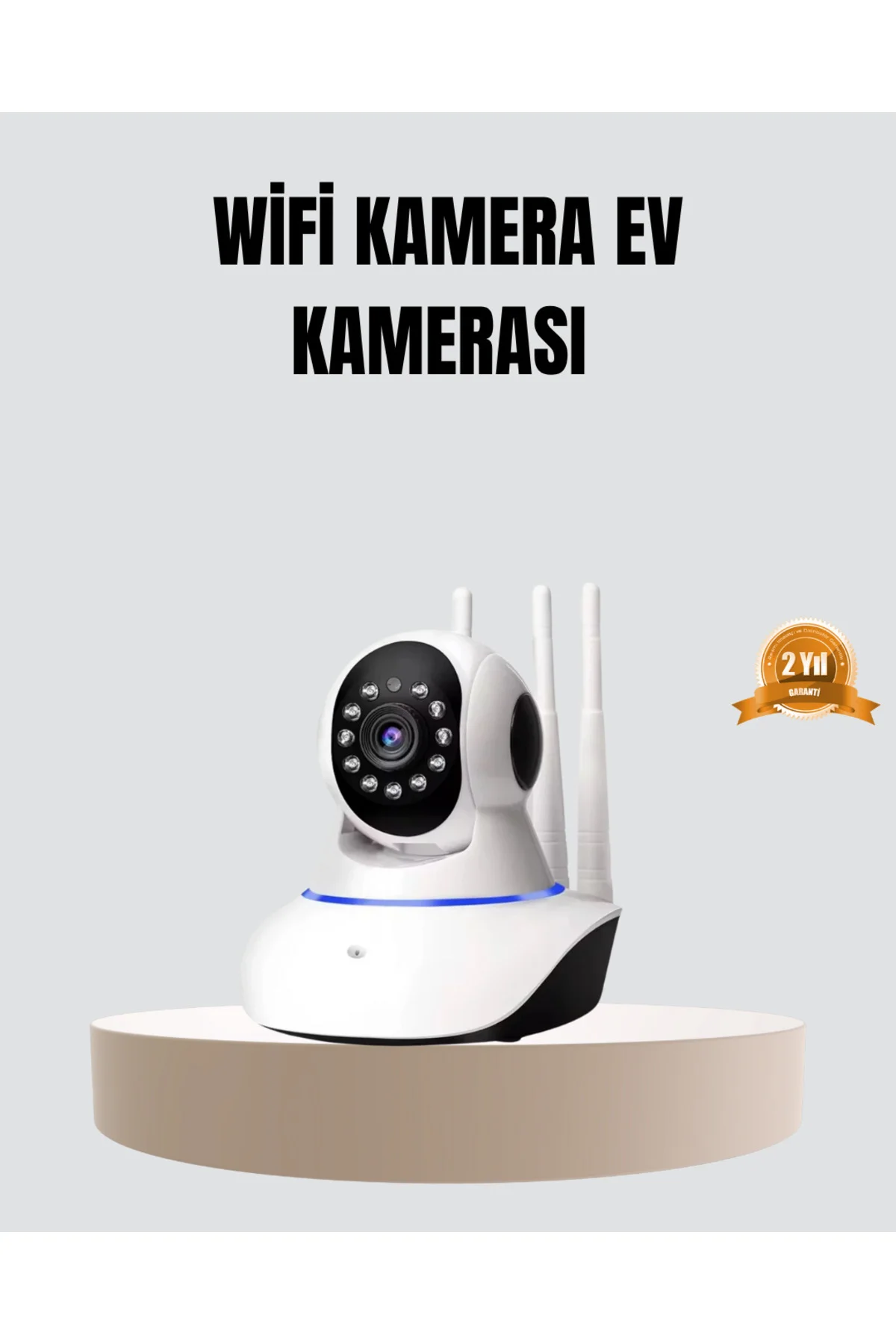 HD IP Kamera – Gece Görüşlü Hareket Sensörlü Mobil Takip ve Çift 