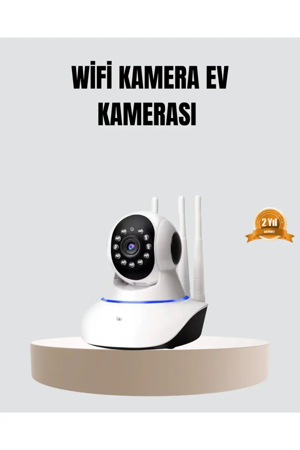 HD IP Kamera – Gece Görüşlü, Hareket Sensörlü, Mobil Takip ve Çif