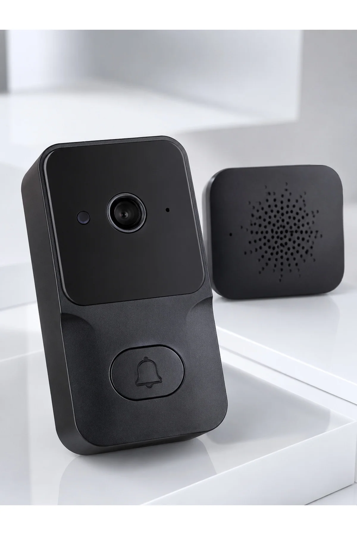 HD Kameralı Akıllı Kapı Zili | Çift Yönlü Sesli Wi-Fi Görüntülü Kapı Zili HD Kameralı Akıllı Kapı Zili | Çift Yönlü Sesli Wi-Fi Görüntülü Kapı Zili - Görsel 3