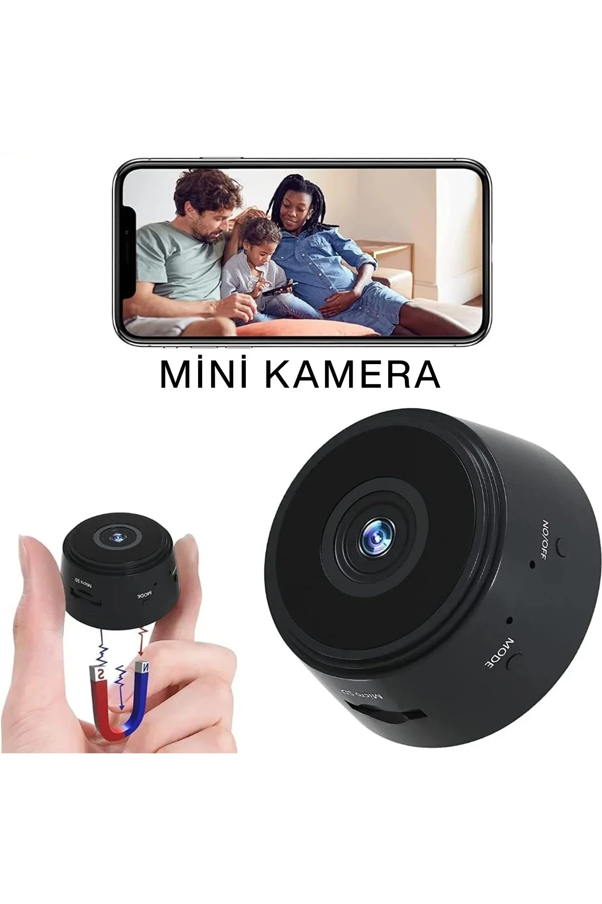 Hd Mini Kamera Şarjlı HS-315 Hd Mini Kamera Şarjlı HS-315
