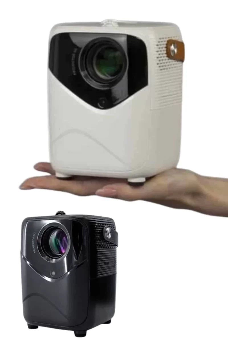 HD Portatif Projeksiyon Cihazı - Android 1080P Bluetooth Wifi Akıllı Ev Sineması
