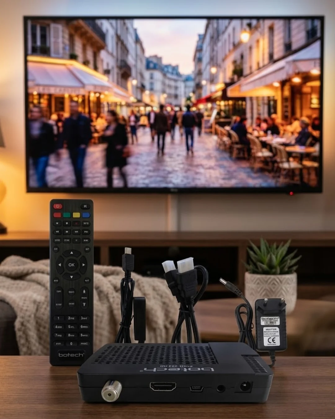 HD Uydu Receiver USB Medya Oynatıcı Özellikli Çok Dilli Menü Destekli