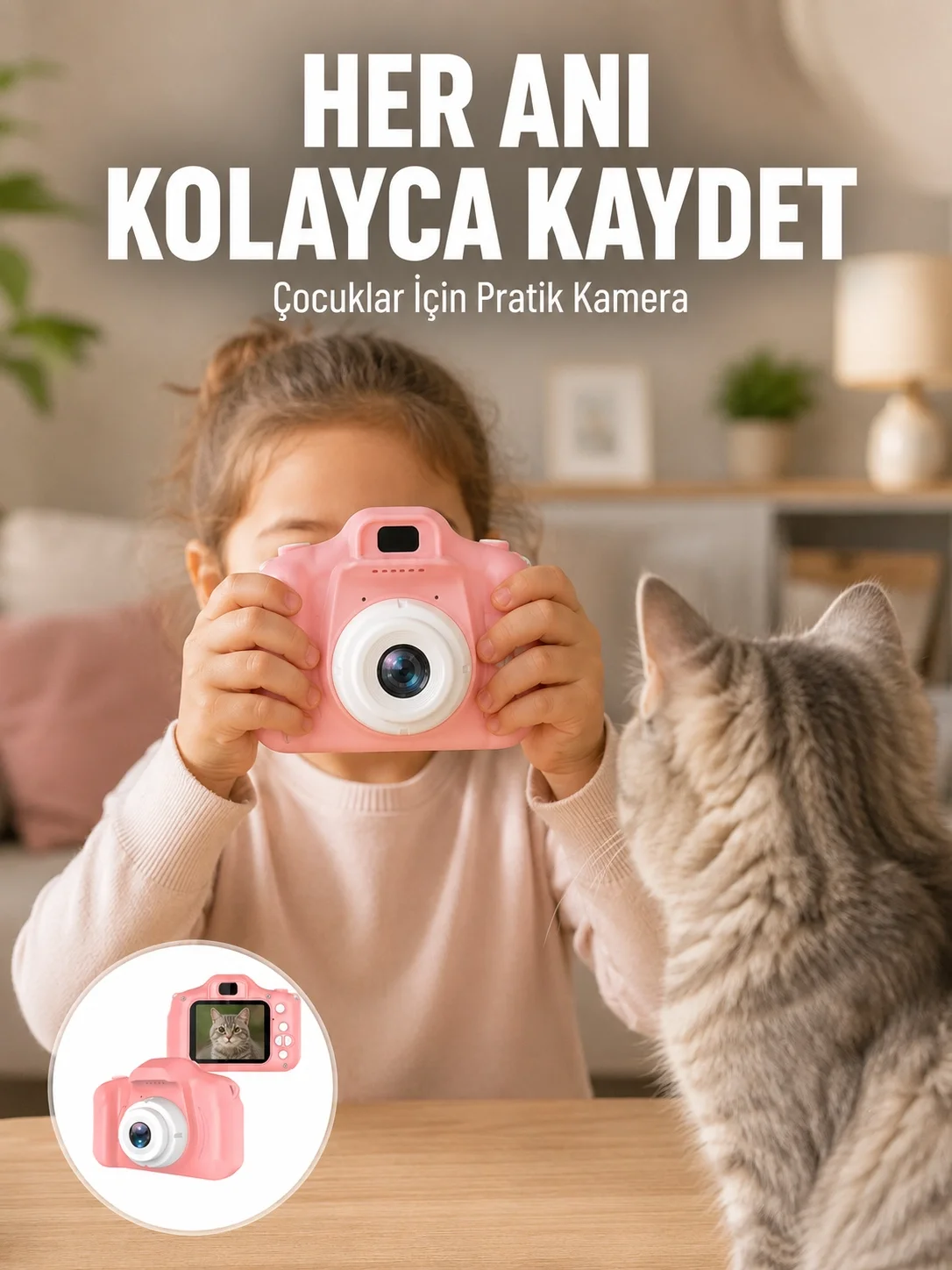 HD Video Kayıt Özellikli Mini Dijital Kamera Fotoğraf Çekimli USB
