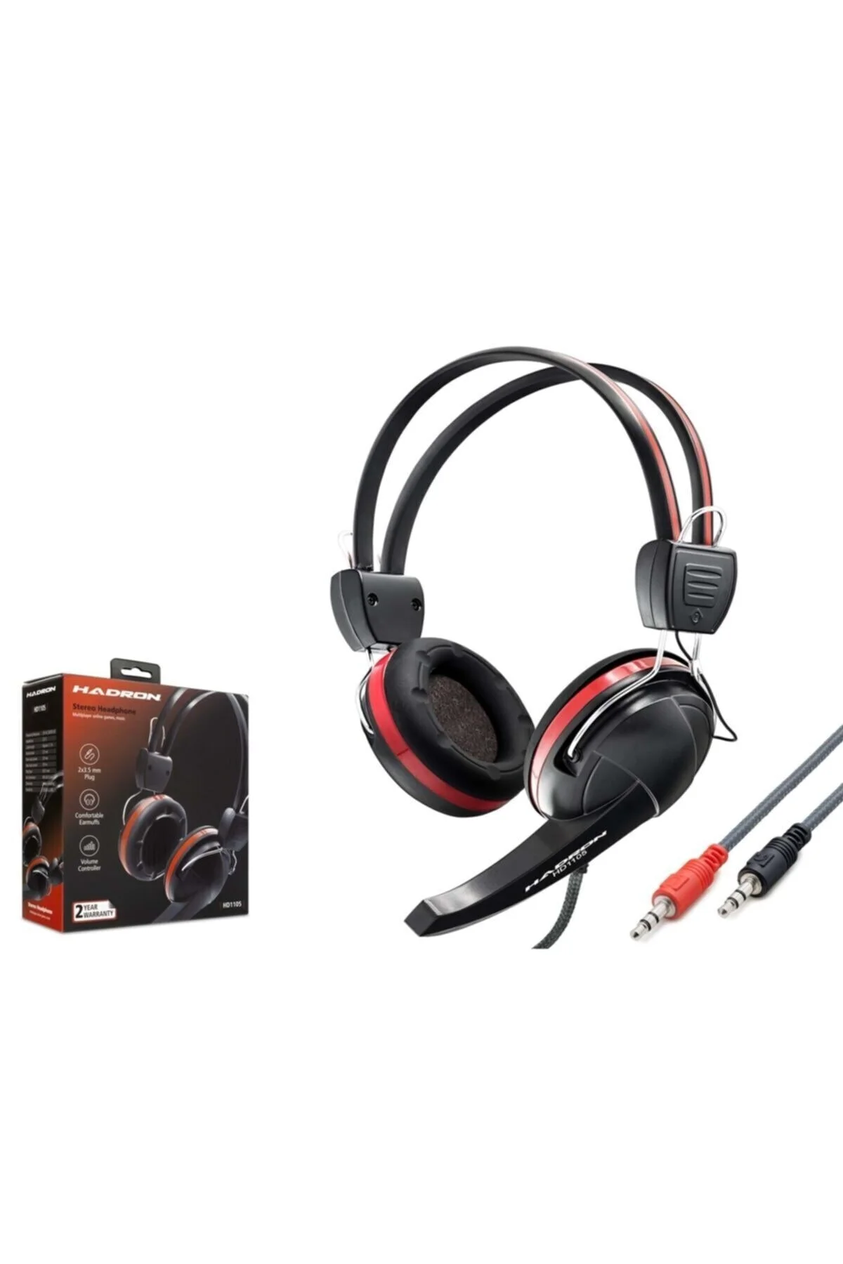 Hd1105 Kulaklık Mikrofonlu Pc Aux 3.5mm