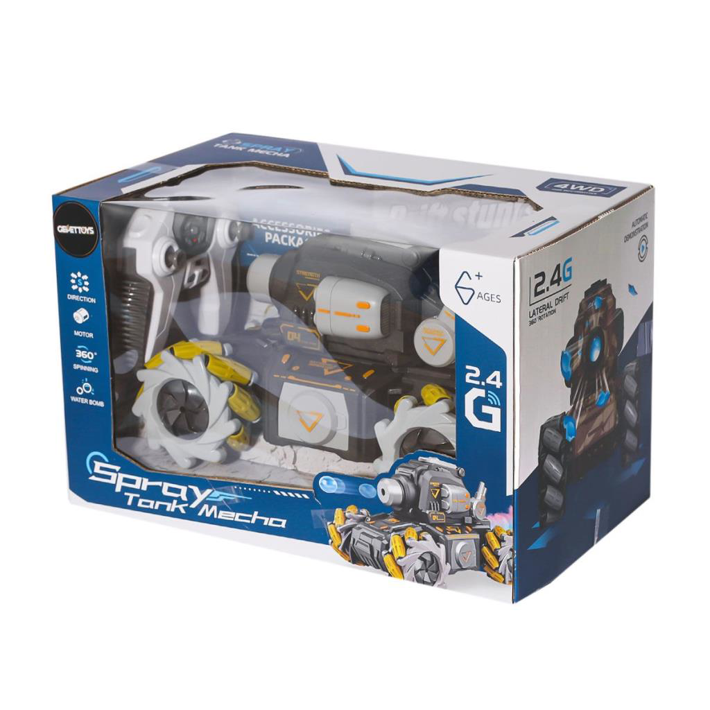 HD3400 Kumandalı Drift Yapan Su Atan Tank Mecha -Gepettoys HD3400 Kumandalı Drift Yapan Su Atan Tank Mecha -Gepettoys