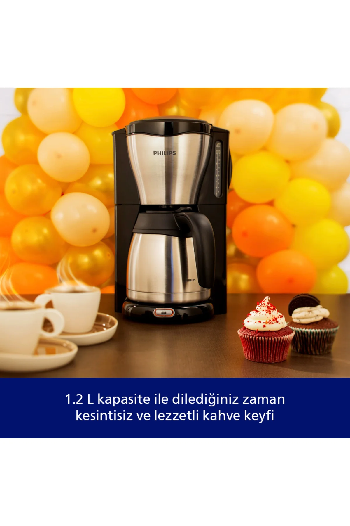Hd7546/20 Filtre Kahve Makinesi Gri