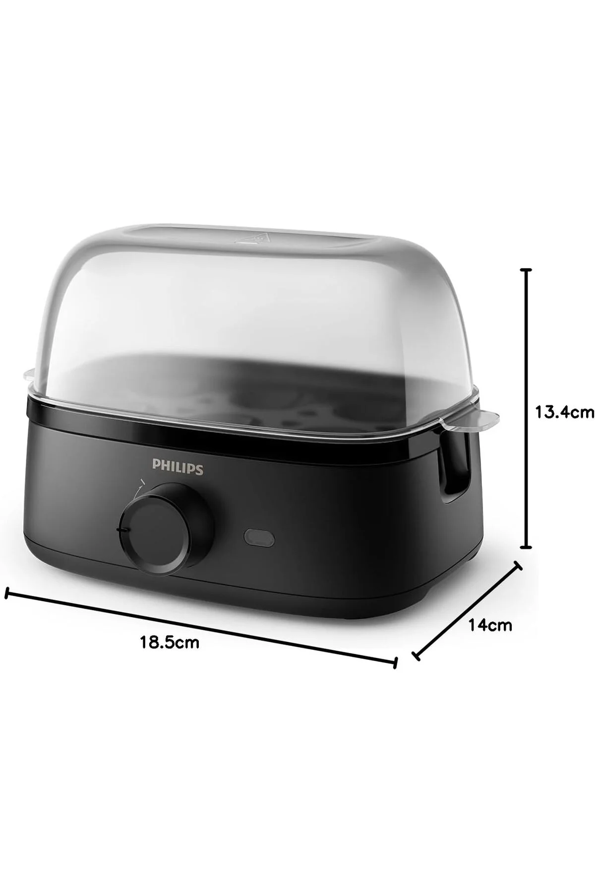 HD9137/90 3000 Serisi Yumurta Pişirici 400W, 6 Yumurta, Poşe Aparatı, Hazır Sinyali - Görsel 3