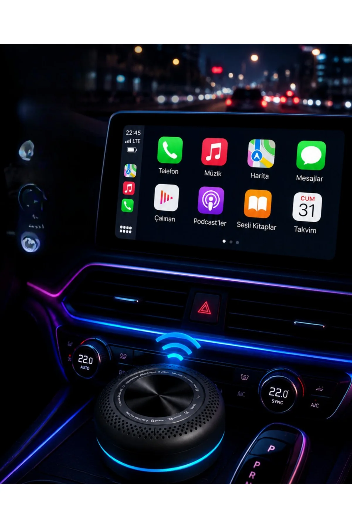 HDMI Çıkışlı CarPlay Box Akıllı TV Dönüştürücü 4GB 64GB Android Sistem