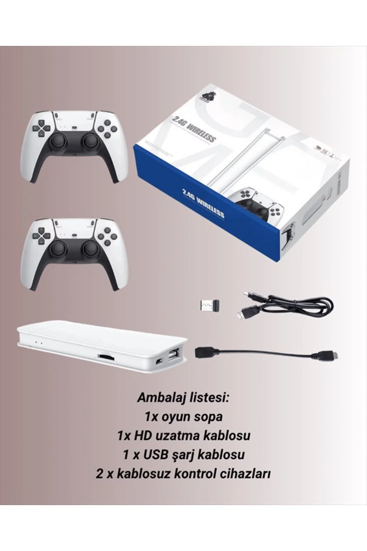 HDMI Çıkışlı Çift Kablosuz Kollu Retro Game Stick – M15 Fiyatı, Yorumları ve Özellikleri