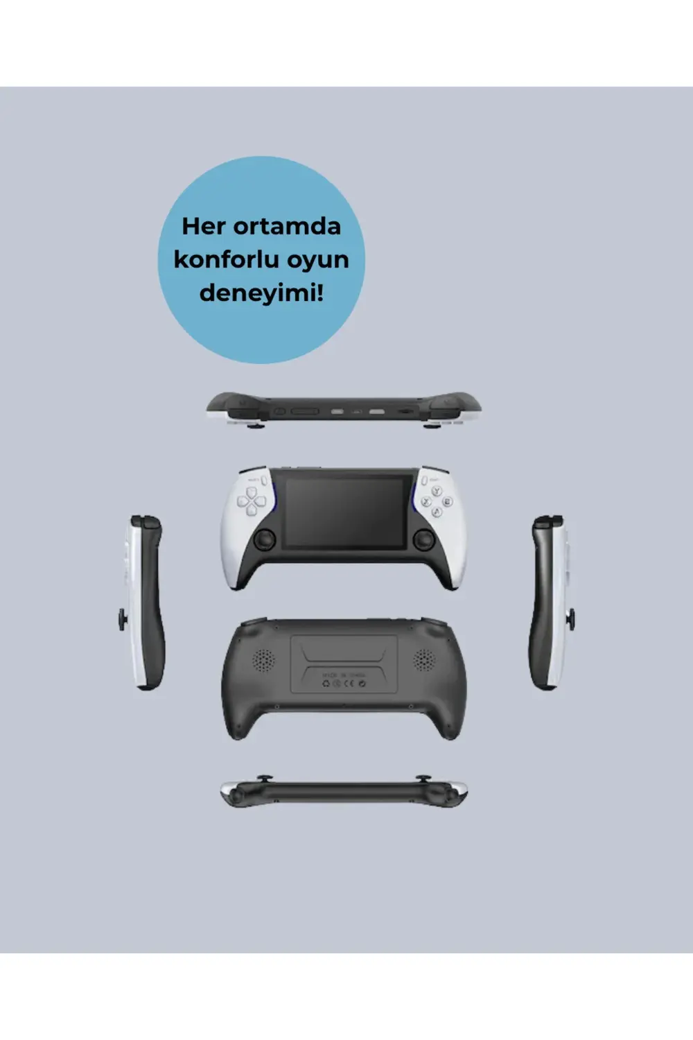 HDMI Çıkışlı Çok Fonksiyonlu Renkli Ekranlı El Konsolu