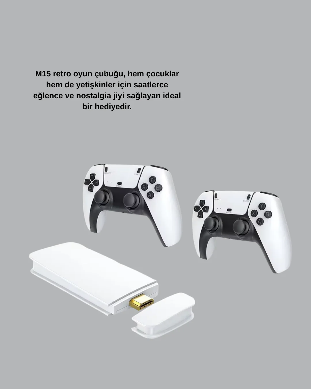 HDMI Çıkışlı Kablosuz 2 Kollu 4K Retro Oyun Kutusu
